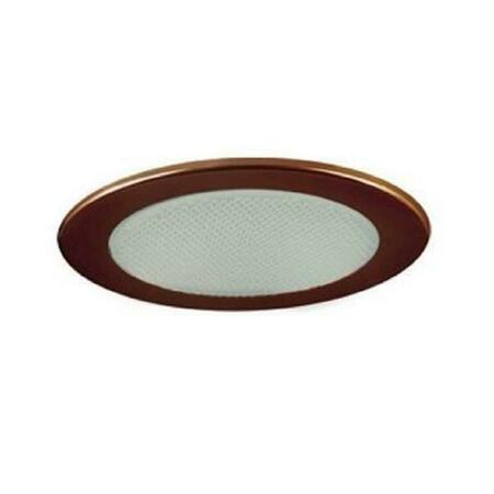 JESCO LIGHTING GROUP Low Voltage Shower Trim with Albalite Glass- Antique Bronze TM412AB